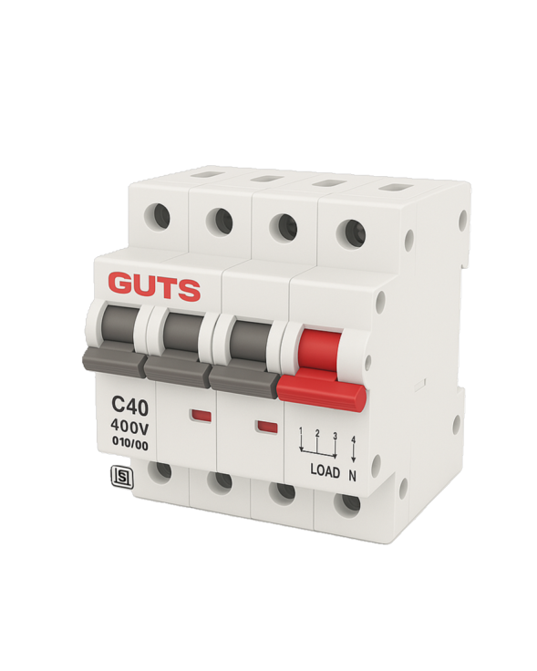 MINIATURE CIRCUIT BREAKER C' CURVE - TPN